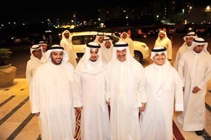 الشيخ فهد الجابر والشيخ خالد الخالد والشيخ محمد الخالد