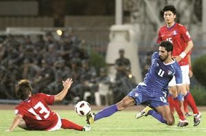 الانصاري قدم اداء جيدا مع الازرق
