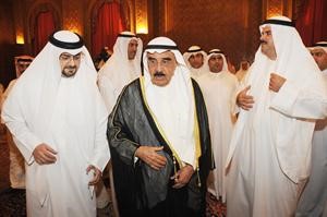 الشيخ فيصل السعود لدى وصوله الى الديوان﻿