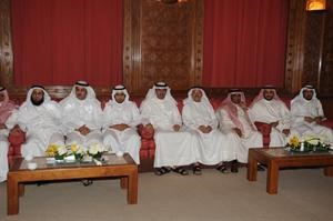مهنئون في غبقة الشيخ فهد سالم العلي﻿
