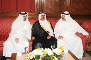 الشيخ فهد الجابر مهنئا﻿