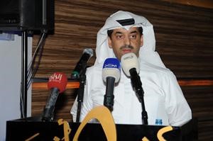 وليد الخشتي يلقي كلمته	 فريال حماد﻿