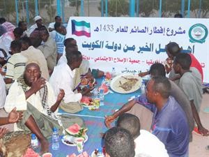 جانب من مشروع افطار صائم
