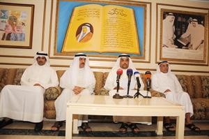 محمد الخليفة وعبدالرحمن العنجري ومسلم البراك وخالد الطاحوس