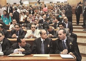 صورة ارشيفية للديب في قاعة المحكمة
