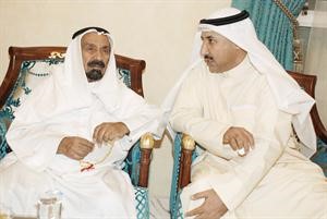 سعد الخنفور مع احد كبار السن﻿