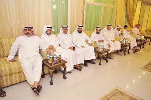 جانب من الحضور في ديوان الرشايدة﻿