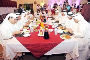 جانب من حفل الافطار في دار الرعاية سعود سالم
