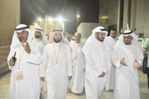 وليد الشعيب متفقدا مسجد جابر العلي﻿