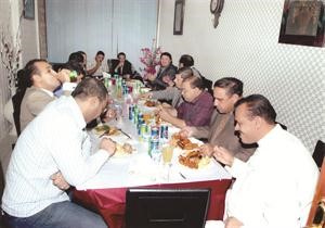 جانب من افطار رابطة ابناء سوهاج