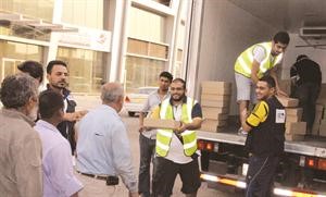 من نشاطات المتطوعين في برنامج البنك الوطني الاجتماعي لشهر رمضان
