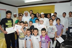 الفائزون في لقطة تذكارية هاني عبدالله
