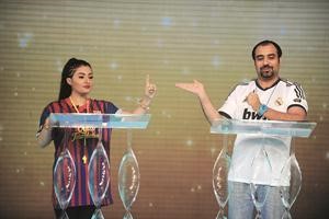 خالد المدريدي وشهد البرشلونية والتحدي في برنامج ويانا 	فريال حماد﻿