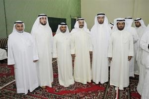 اسامة الشاهين ودناصر الصانع وبعض الحضور
