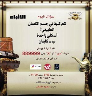 جوائز «كنز fm» وصلت لأكثر من مليوني دولار