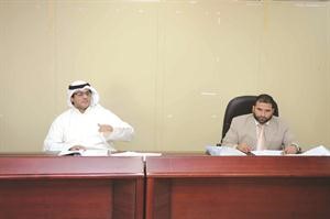 رياض البغلي خلال عمومية الدولية للتجهيزات الغذائيةهاني عبدالله
