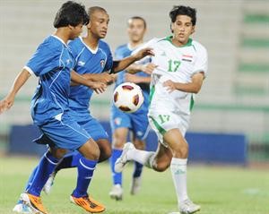 الواعد محمد الفهد احد العناصر الاساسية في تشكيلة الازرق الشباب
