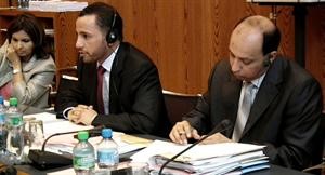 مرزوق الغانم خلال مشاركته في الاجتماع﻿