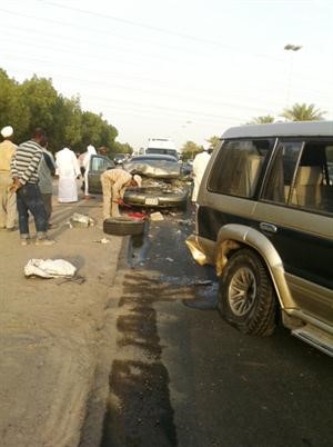 احد حوادث الدائري الرابع