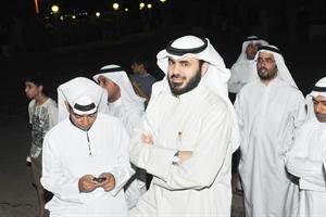 النائب في مجلس 2012 اسامة المناور مشاركا في الاعتصام﻿