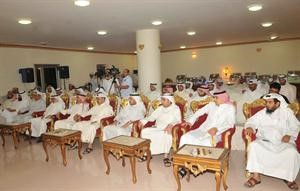 دسعود العدواني في مقدمة الحضور﻿
