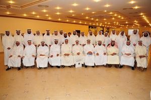 لقطة جماعية لرواد ديوان الخير 	اسامة ابوعطية﻿