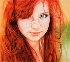 صورة مرسومة بقلم الحبر