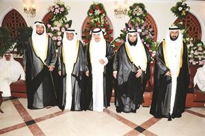 المستشار ضاري العثمان ودعبدالله المعتوق وصلاح السليم يباركون