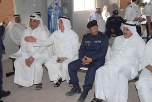 الفريق غازي العمر واللواء طارق حمادة واللواء خليل الشمالي واللواء مسعود الحسيني﻿
