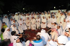 جانب من الحضور في ساحة الارادة﻿