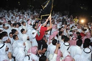 جانب من عملية الاحتجاج