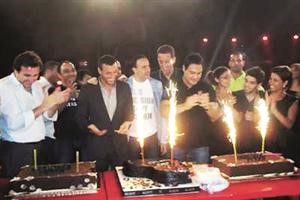 الاحتفال بعيد ميلاد كاظم الساهر