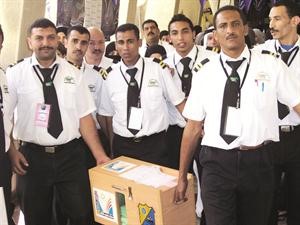 التنظيم الامني ليوم الاقتراع﻿