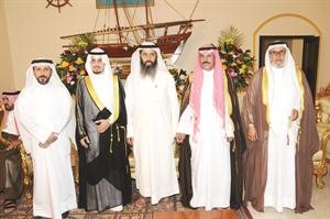 خالد شافي ونايف المرداس يهنئان انور الكندري