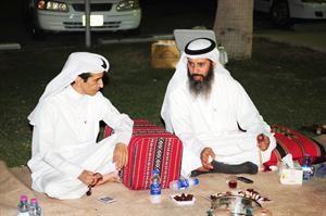 نايف المرداس والزميل فليح العازمي