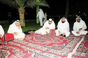 دوليد الطبطبائي ومبارك الوعلان ومحمد الخليفة
