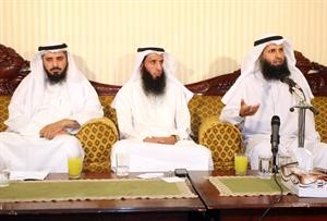 الجاسم والعصيمي متحدثين للحضور﻿