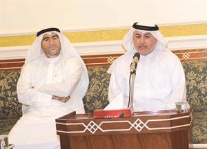 ماسامة الصايغ متحدثا خلال الندوة﻿