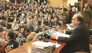 صورة ارشيفية لاحدى جلسات مجلس الشعب المنحل