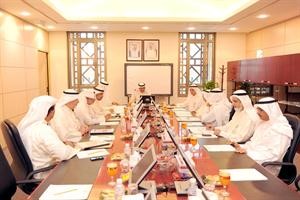 جانب من اجتماع مجلس ادارة بيت الزكاة برئاسة الوزير هاني حسين
