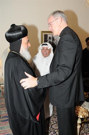 السفير البابوي مع جورج صليبا