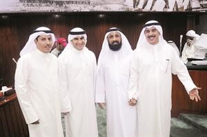 ماحمد الصبيح ومانع العجمي وعبدالله الكندري واحمد البغلي﻿