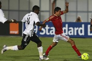 لاعبو الاهلي مستعدون لمواجهة صن شاين النيجيري
