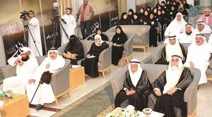 دعبدالمحسن الخرافي ويوسف الحجي في مقدمة الحضور