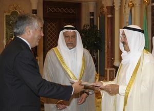 صاحب السمو الامير يتسلم اوراق اعتماد سفير طاجيكستان﻿