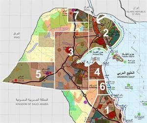 المخطط الهيكلي لتقسيم المناطق