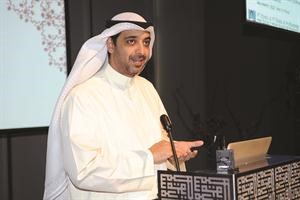 الشيخ محمد العبدالله خلال القاء كلمته 	قاسم باشا﻿
