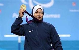 فاطمة عمر احرزت ذهبية لمصر في لندن﻿