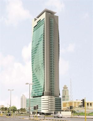 تصميم مبنى اداري رقم 2 في شارع الشهداء
