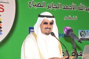 الشيخ احمد العبدالله متحدثا﻿